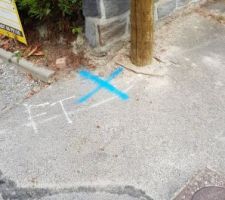 Futur déplacement du poteau telecom