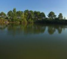 Lotissement et son etang