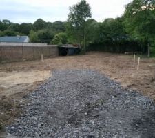 Implantation maison pour terrassement