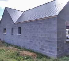 Couverture façade nord est