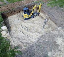 Terrassement en cours.