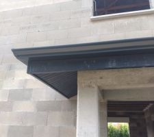 Chéneau alu gris anthracite