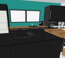 Plan 3D cuisine