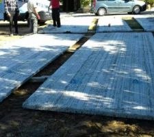 Dalle pr&eacute;contraintes en attente