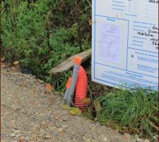 Raccordements en bas du chemin, pr&ecirc;ts &agrave; &ecirc;tre branch&eacute;s!