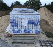 Livraison pour le plancher du RDC