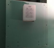 Pose du placo cloison douche de la  salle de bain parentale