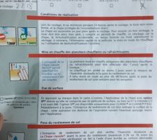 La chape est pos&eacute;