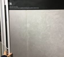 Choix du carreau du rdc effet béton ciré