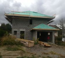 Écran sous toiture sur charpente fermette et traditionnelle (garage)