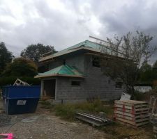 Écran sous toiture sur charpente fermette et traditionnelle (garage)