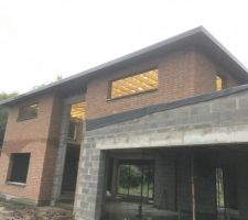 Débord de toit / Rive / Sous face façade Angle Nord 20190926