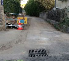 Tranchées fermées avant reprise travaux