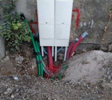 Coffrets EDF posés