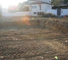 La suite du terrassement. Quasiment terminé.