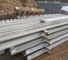 Poteaux du mur de soutennemant