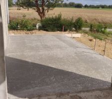 Terrasses coulées !