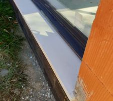 Dalle d'appui-fen&ecirc;tre chang&eacute;e