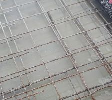 Coulage beton radier 2 - eau