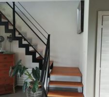 Montée d'escalier