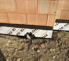 Bande d'étanchéité Delta Thene T300 avec bande de finition Delta Flexx Band F100