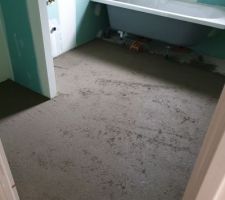 Chape salle de bain