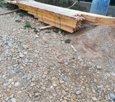 Arrivée Charpente sur chantier