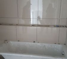 Faïence douche salle de bain enfants