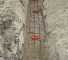 Ferraillage de fondation