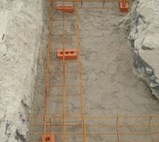 Ferraillage de fondation