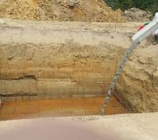 Arrivée de la bétonniere