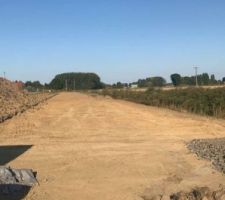 Début des travaux du lotissement