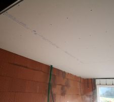 Pose du plafond