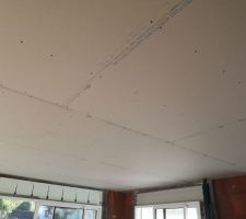 Pose du plafond