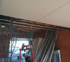 Pose du plafond