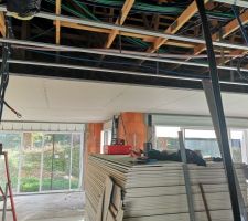 Pose du plafond