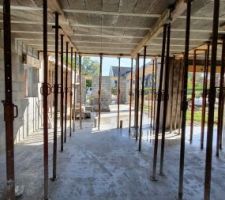 Dalles des toits terrasse coul&eacute;es