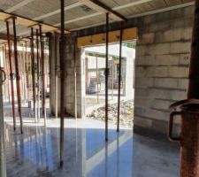 Dalles des toits terrasse coul&eacute;es