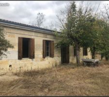 Les premières photos exterieur et état intérieur. Et oui on a quand même acheté ?