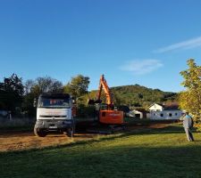 Debut du terrassement