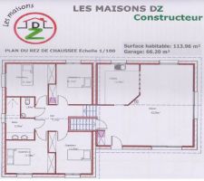 Plan de la partie habitable.