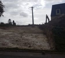 Terrassement talus