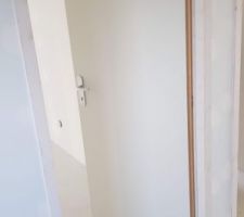 Pose des portes intérieures