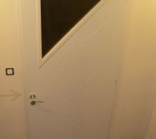 La porte Bel'm trap&egrave;ze vue de l'interieur