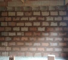 Jointure des briques.