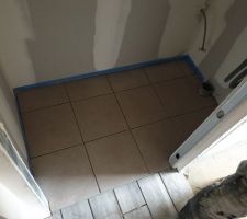 Carrelage des toilettes