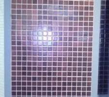 Au sol de la douche italienne de notre S2B