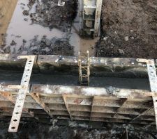 Mur du Vide sanitaire coulé