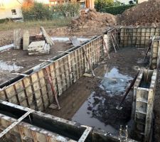 Mur du Vide sanitaire coulé