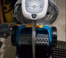 Le robot est la monté et prêt à faire son premier bain
